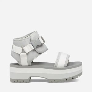 Teva Indio Jewell Damen Plateau Sandalen Grau/Weiß (Österreich)